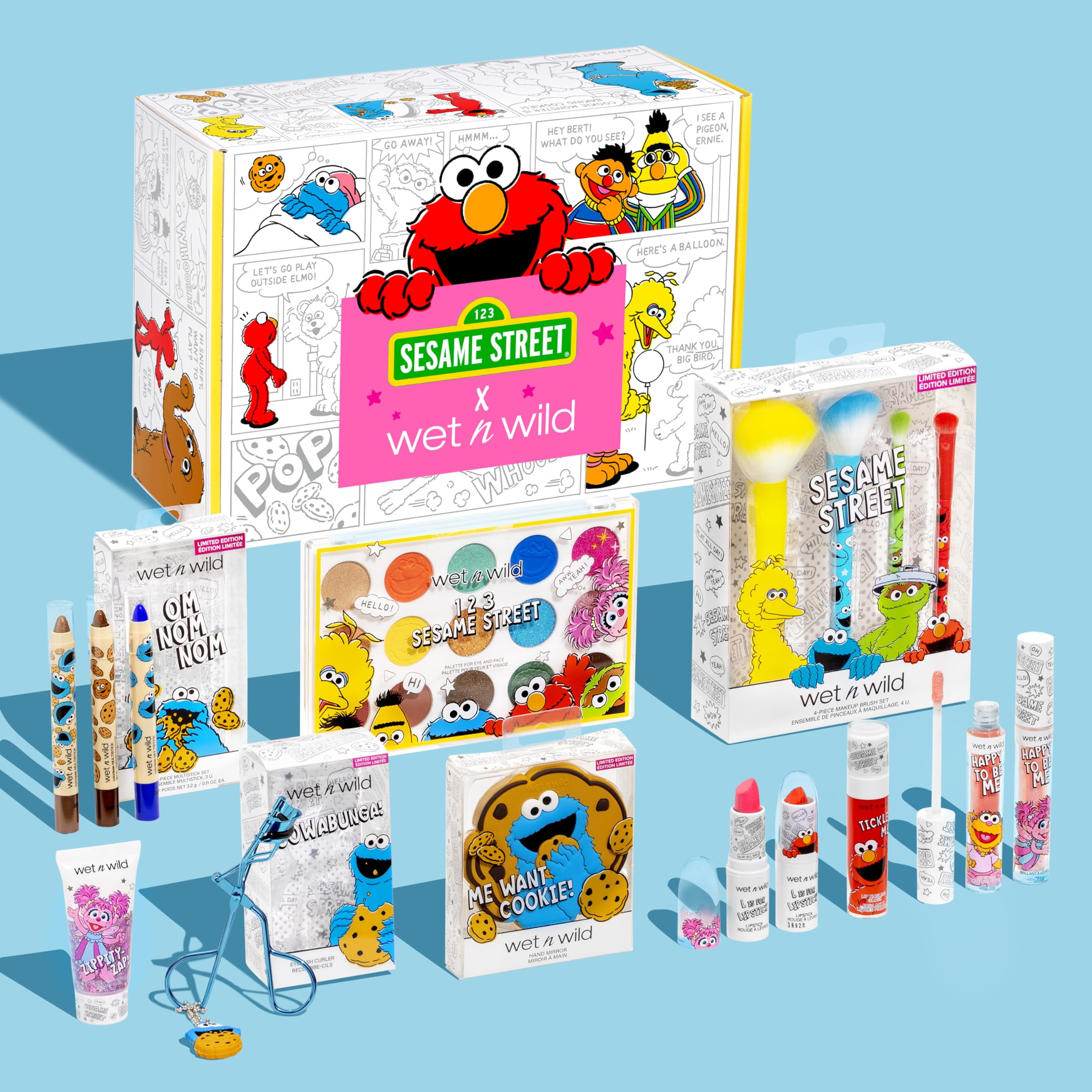 Wet N Wild Sesame Street Limited Edition Pr Box Makeup Set With