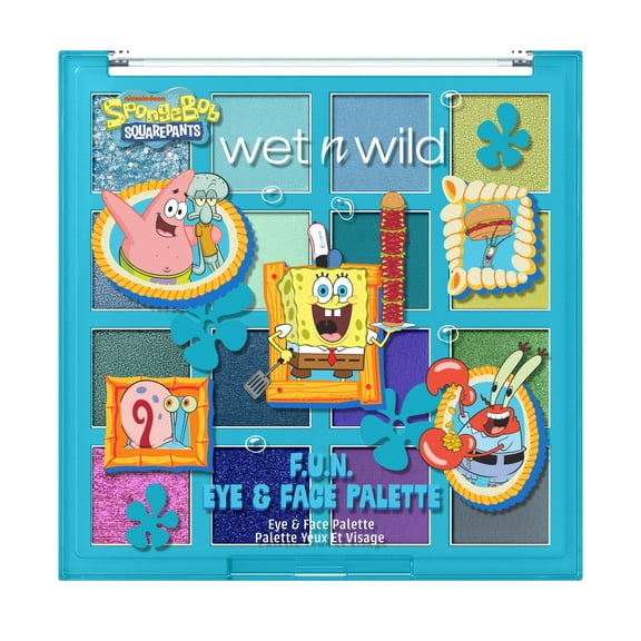 Wet N Wild SpongeBob Eye and Face Makeup Palette - F.U.N.