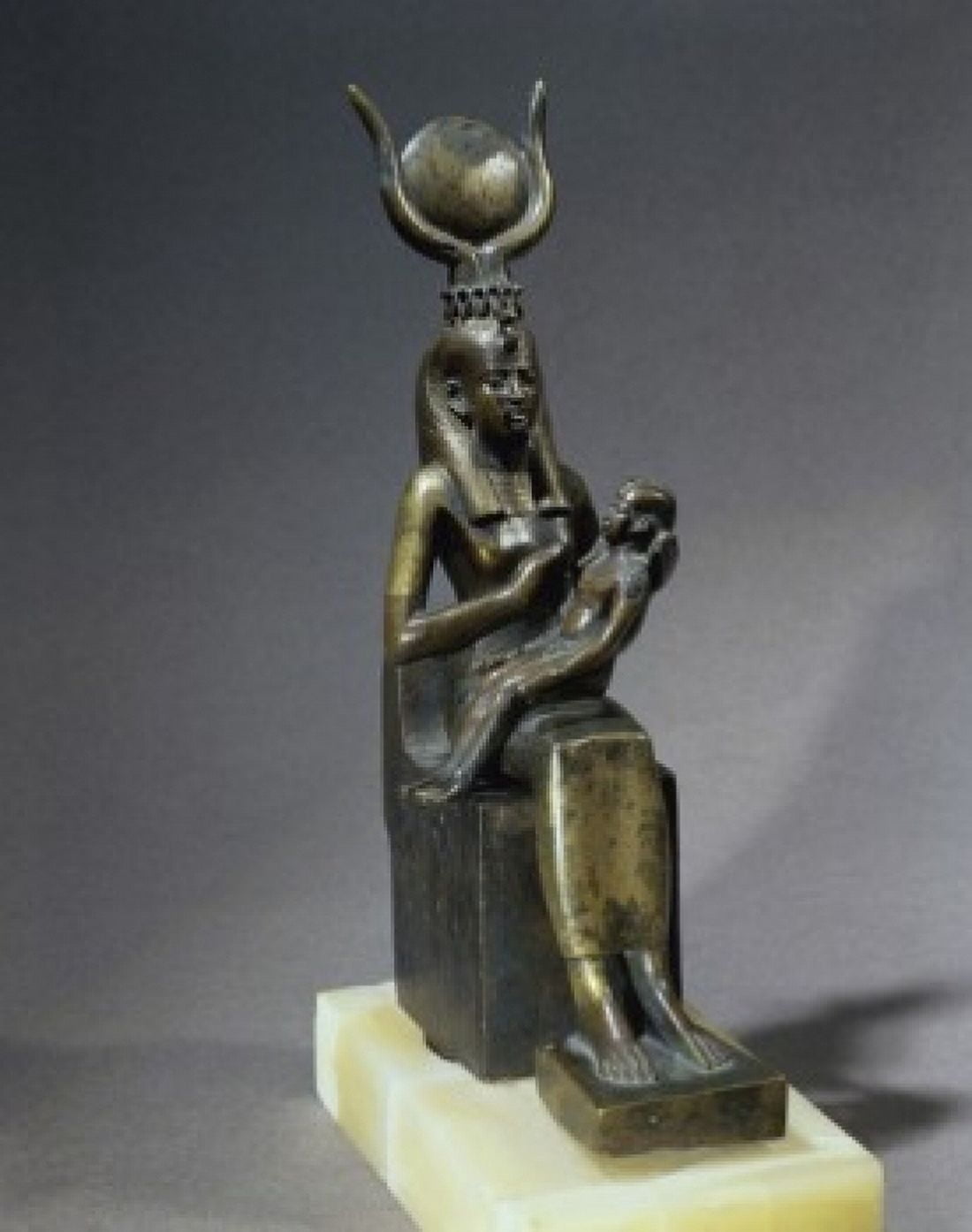 Wet Nurse Sitting with a Baby Egyptian Art Musee du Louvre Paris Canvas Art - (24 x 36)