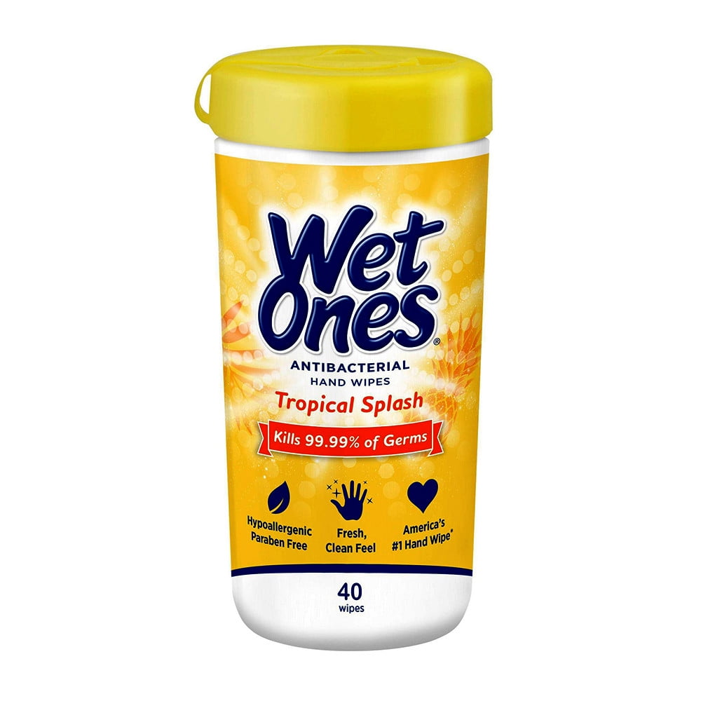 Wet Ones, Antibacterial Moist Towelettes, Citrus - 40 Ea, 6 Pack