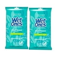 thumbnail image 1 of Wet Ones Antibacterial Plant Based Fiber Hypoallergenic Hand Wipes, 20 Count - Pack of 2, 1 of 5