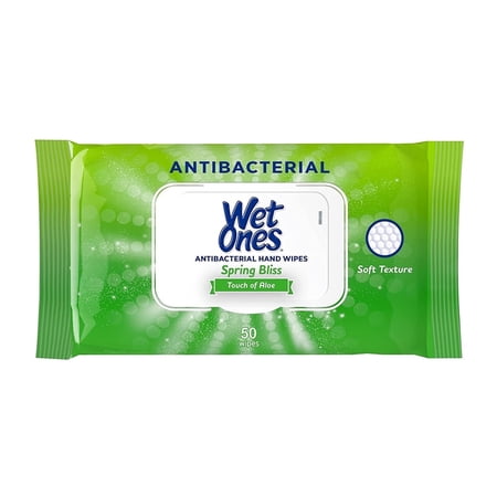 Wet Ones Hand Wipes Spring Bliss Scent 50 Count (Pack of 1)