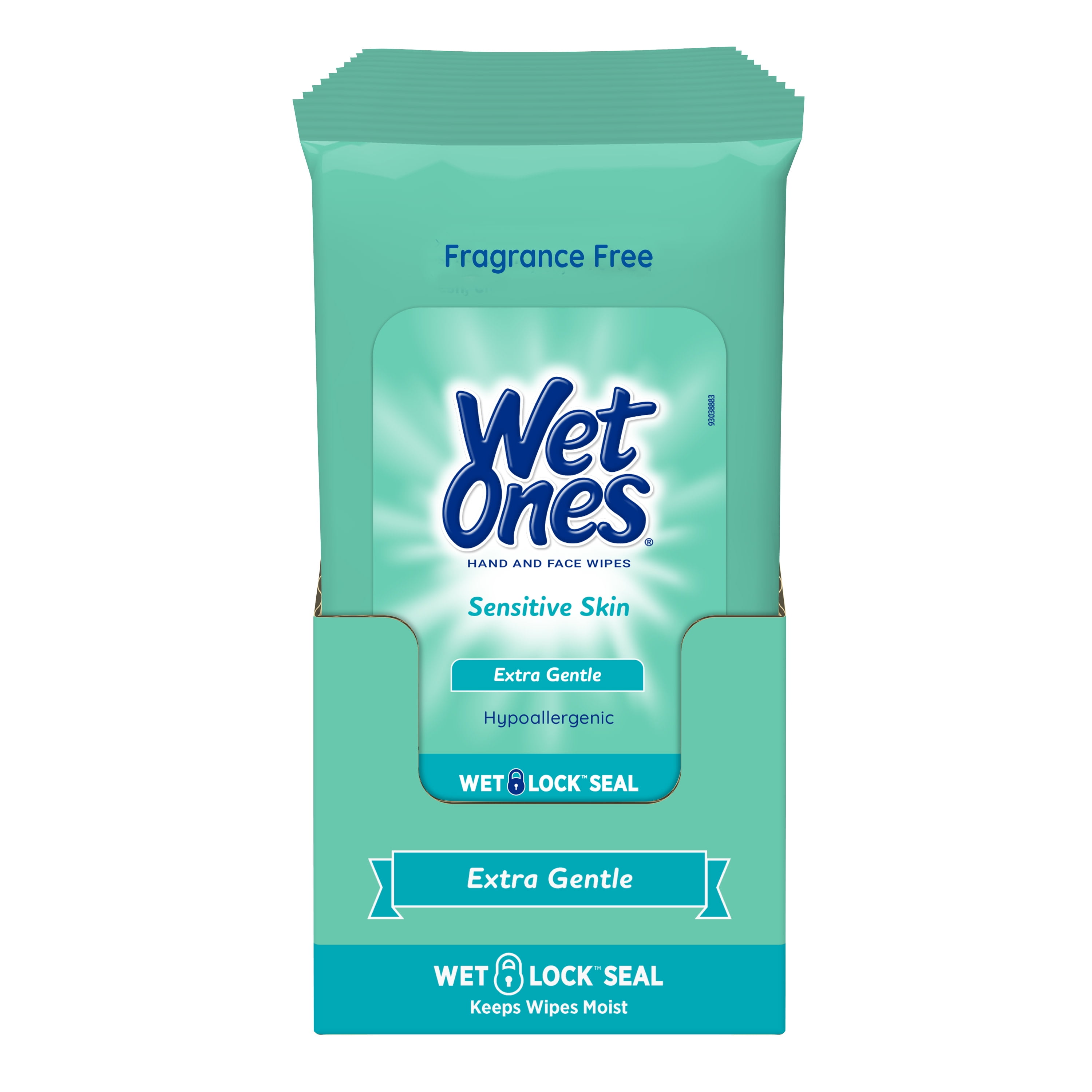 Wet Ones Hand Wipes Travel Pack — Sensitive Skin 20 ct. (10 pack