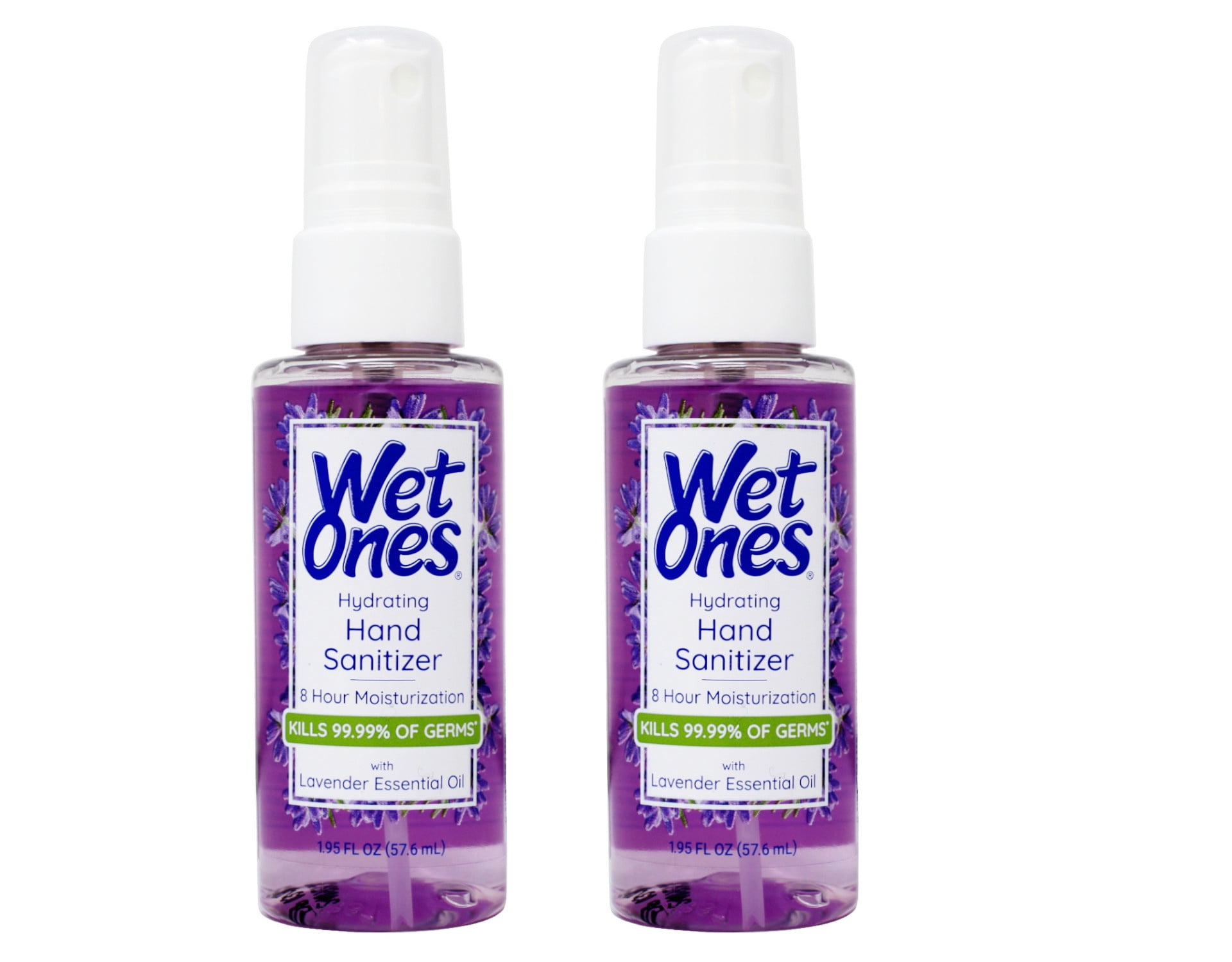 Wet Ones Hydrating Hand Sanitizer Mist Lavender Scent Travel Size 1.95 oz Pack of 2 Walmart Business Supplies