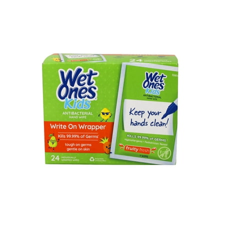 Wet Ones Kids Wipes, Fruity Fresh Scent 24 Count