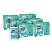 Wet Ones Sensitive Skin Hand Wipes, Fragrance Free/Unscented, 24 Ct Singles 6 Pack, 144 Total Wipes