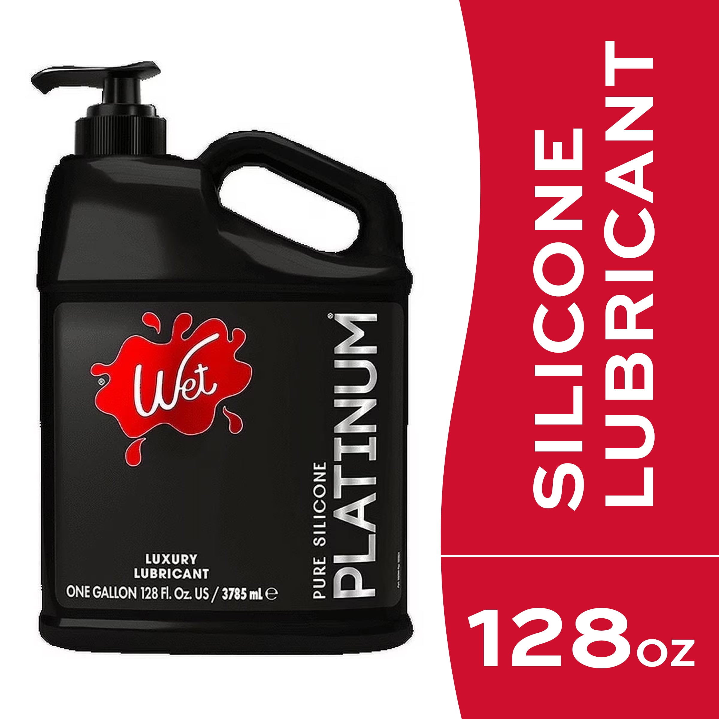 weighted sex doll Wet Platinum Premium Silicone-Based Lube, Small 1.0 Fl Oz Travel Size,  Long-Lasting Personal Lubrication