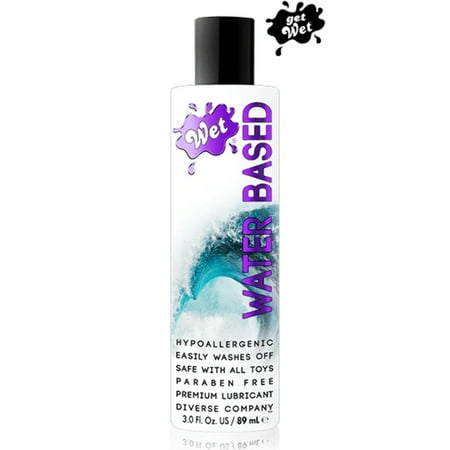Wet Premium Water-Based Lube, Ultra Long Lasting Luxury Personal Lubricant, 3.0 fl oz