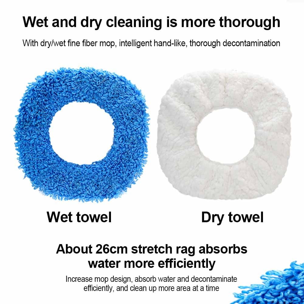 Wet Rag Dry Rag Mopping Robot Accessories Mop Dry Wipe Wet Wipe Spare Wet Rag Dry Rag Mopping Robot Accessories Mop Dry Wipe Wet Wipe Spare