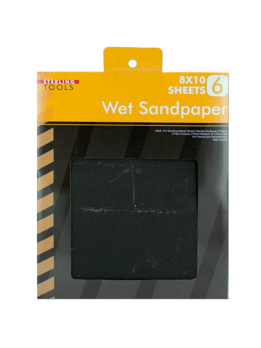 Wet Sandpaper Set, 25 Count