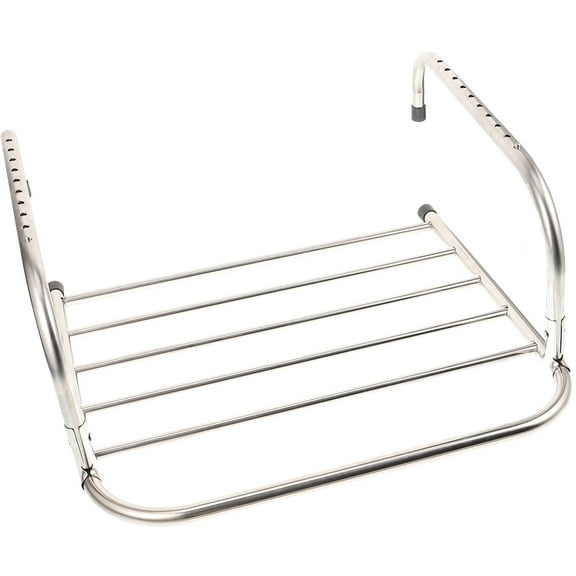 Folding Clothes Drying Rack Stainless Steel Drying Rack Windowsill Clothes Shoes Drying Shelf