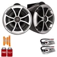 thumbnail image 1 of Wet Sounds 8" Tower Speakers, Stainless Swivel Base, Black Finish, 1 of 7