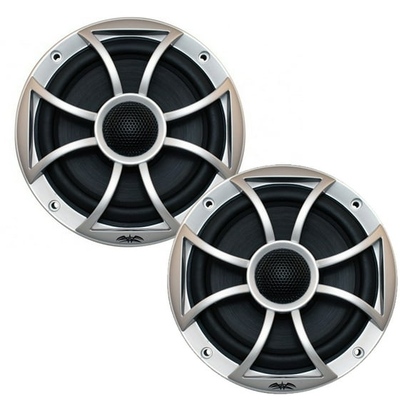 Wet Sounds Black cone w/ Silver Grill High Power 6.5" speakers