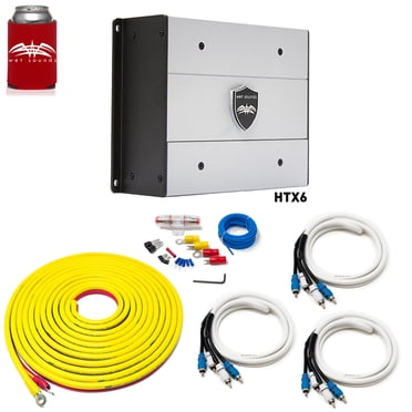 Stinger SSK8 8 AWG Amplifier Wiring Kit With 2-Channel RCA Interconnects – Complete Installation Set