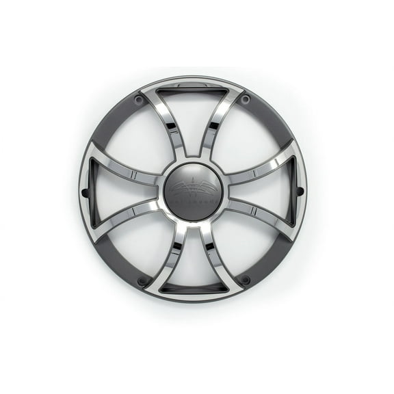 Wet Sounds REVO 10 XS-G-SS GRILL Gunmetal w/ Stainless XS Open Style Grill for the REVO 10 Inch Marine Subwoofer