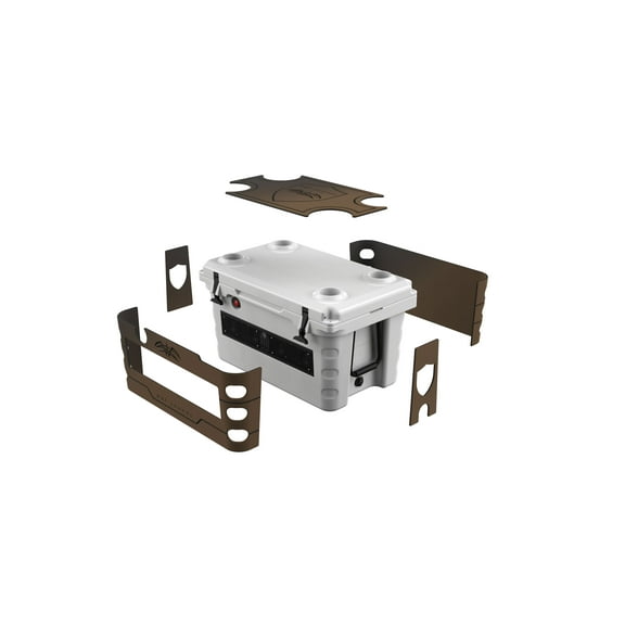 Wet Sounds SHIVR-55 Cooler GatorStep Full Skin Kit - Whisky Over Black