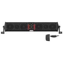 Wet Sounds STEALTH XT 6-B - All-In-One IP67 Weatherproof 300-Watt Amplified Bluetooth 6-Speaker Soundbar With Remote - Black
