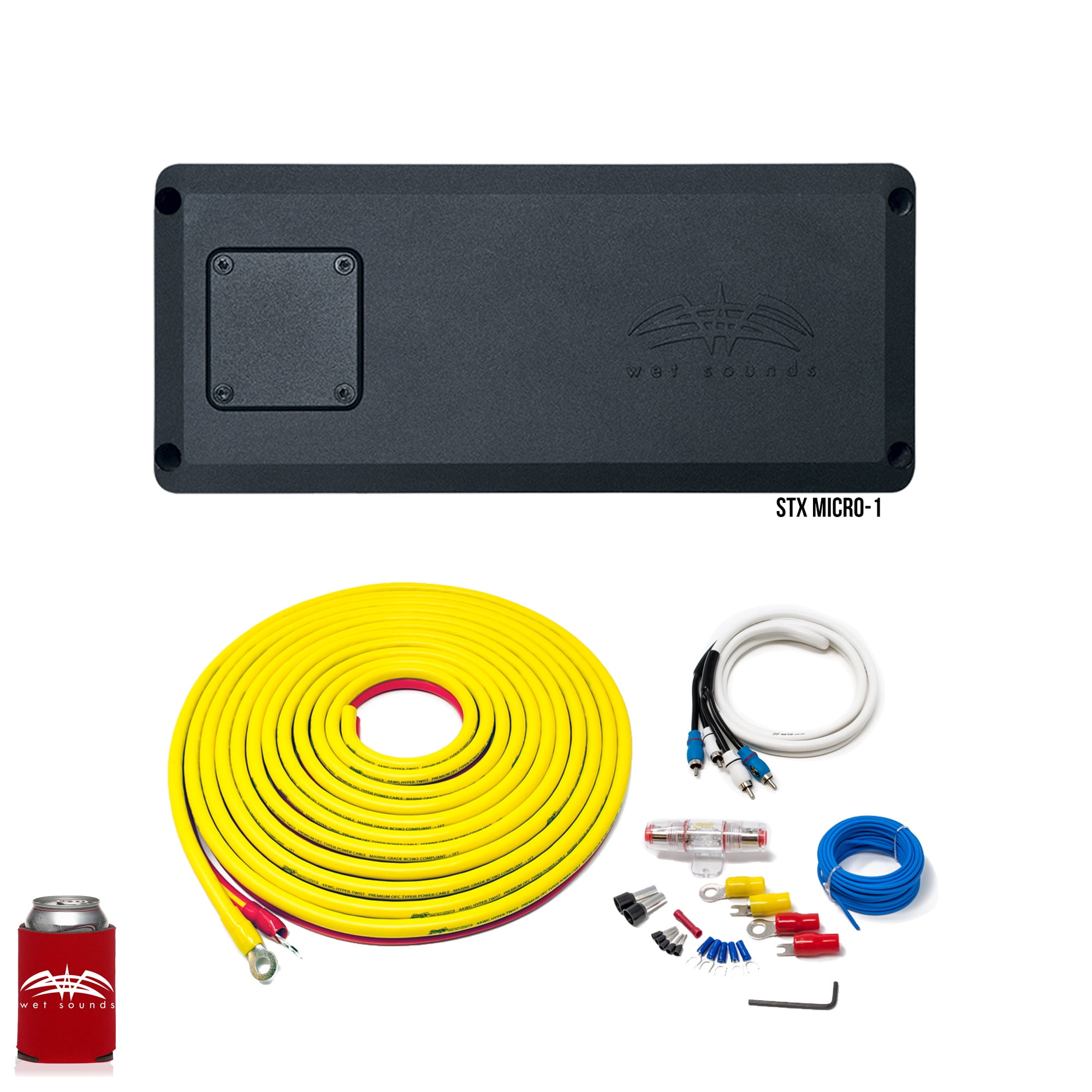 Wet Sounds STX Micro1 Compact Chassis Class D Marine Grade Amplifier