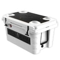 thumbnail image 1 of Wet Sounds Stealth SHIVR-55-WHT White High Output Audio Cooler Speaker System + Top Gator Step Kit - Black over Whiskey, 1 of 9