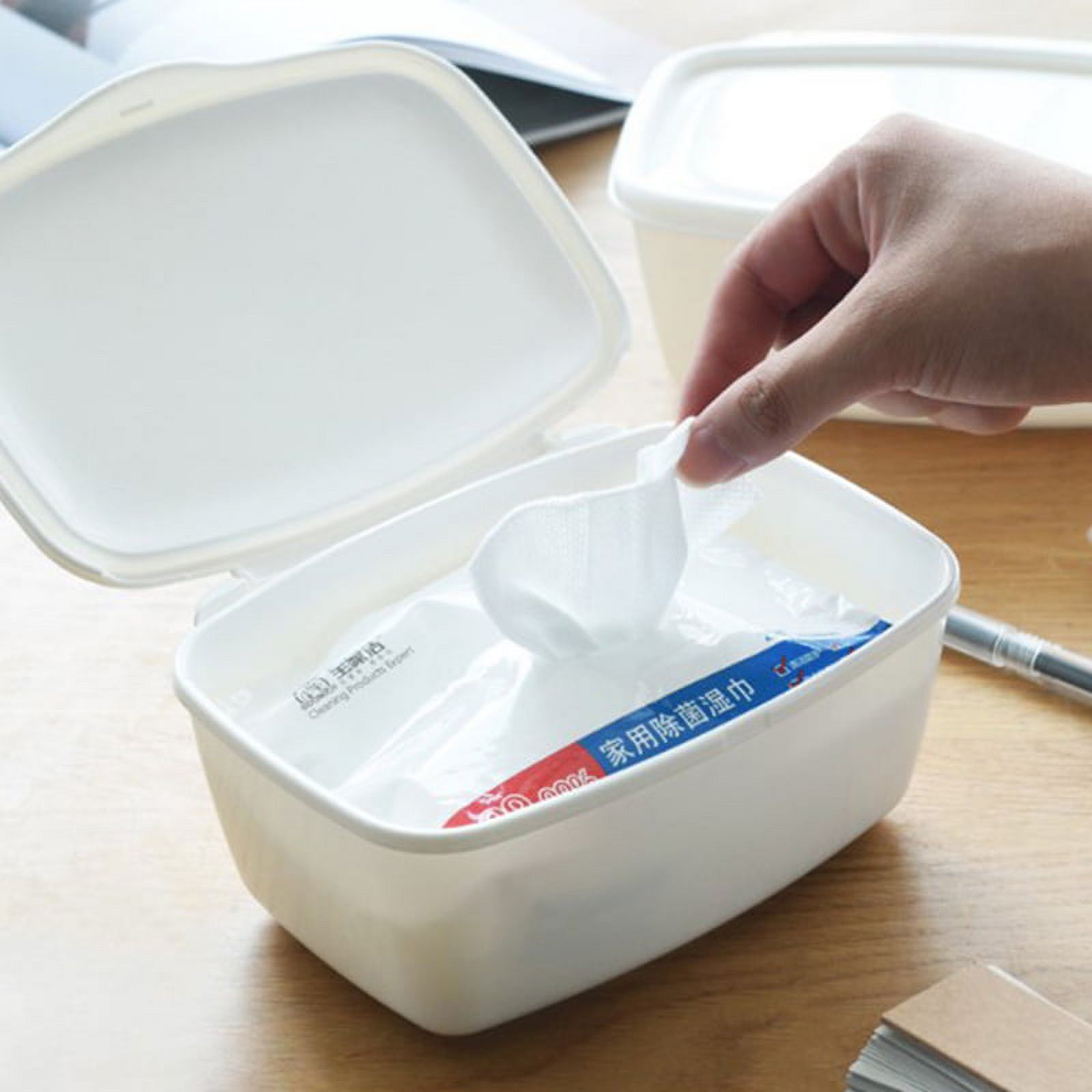 Wet Tissue Box Wet Wipes Dispenser Portable Tissue Box Storage Box
