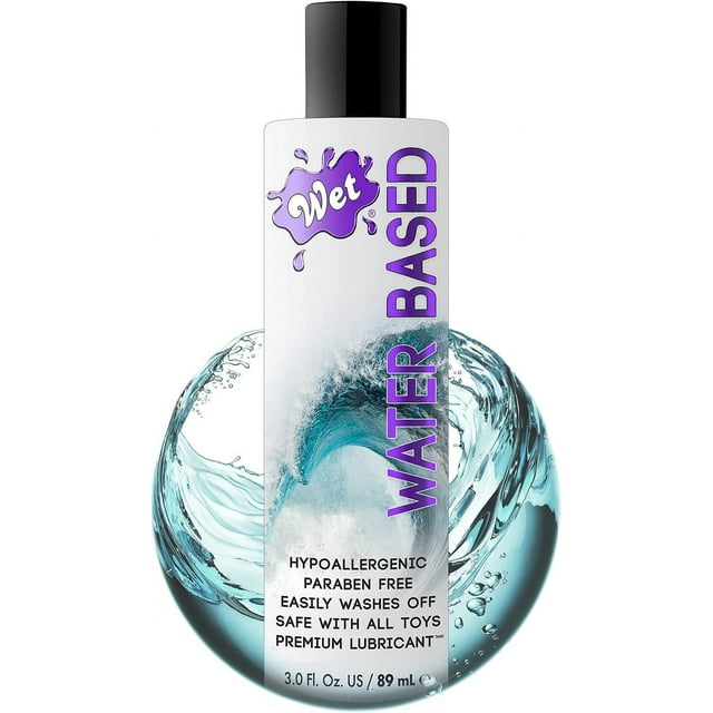 Wet WaterBased Lube, 3 Fl Oz, Personal Lubricant