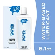 Wet Premium Water-Based Unflavored Personal Lubricant, Luxury Long-Lasting Lube for Men and Women, 6.1 fl oz