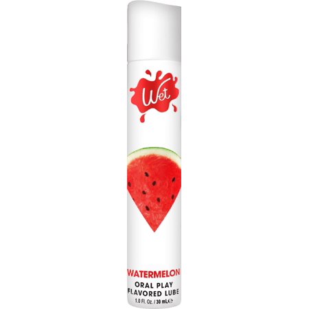 Wet Watermelon Flavored Lube, , 1 Fl Oz Travel Size, Personal Lubricant