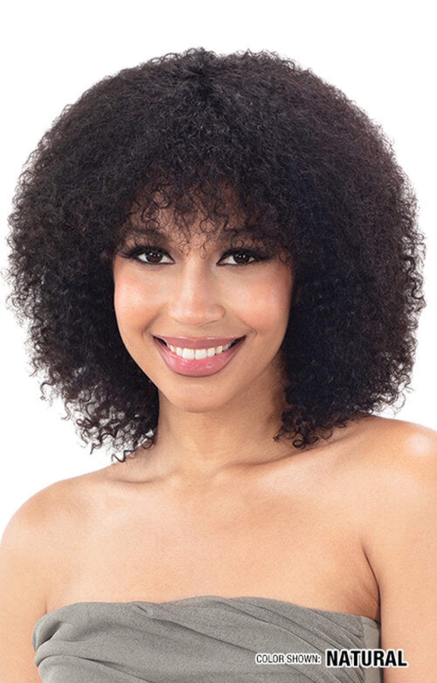Naked Nature Brazilian Natural Human Hair Wet N Wavy Wig Waikiki curl (NATURAL)