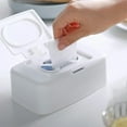 thumbnail image 1 of Wet Wipes Dispenser Box*1 Desktop Tissue Box Car Wipes Storage Box Sealed Wipes Container Household Tissue Holder for Living Room Dining Table and Car – Multi Purpose Organizer, 1 of 5
