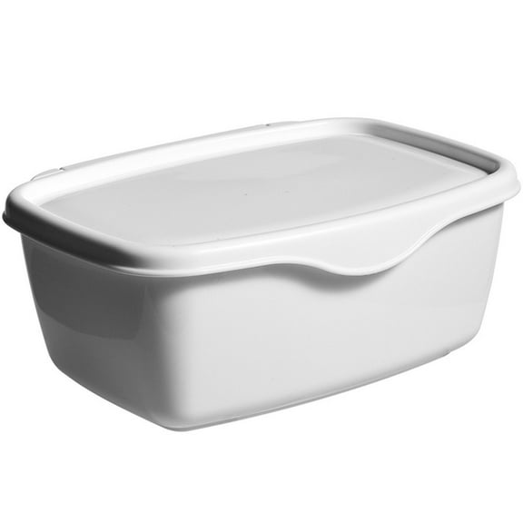 Wet Wipes Storage Box, Desk Dispenser for Baby Wipes, White Plastic Wipe Box with Lid, Fresh Wipes Case, Convenient Wipes Container for Office or Home