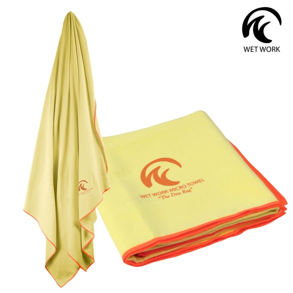 Wet Work Dew Rag Microfiber Towel XL (60"x36")- Neon Yellow