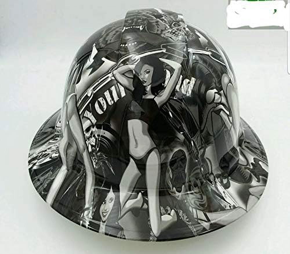 Full Brim Hard Hat Wet Works Imaging Customized Pyramex Full Brim