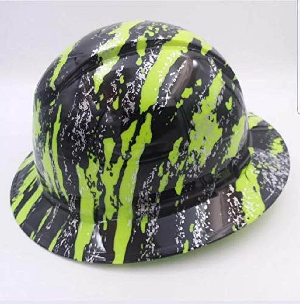 Wet Works Imaging Customized Pyramex Full Brim Hi Vis Green Urban