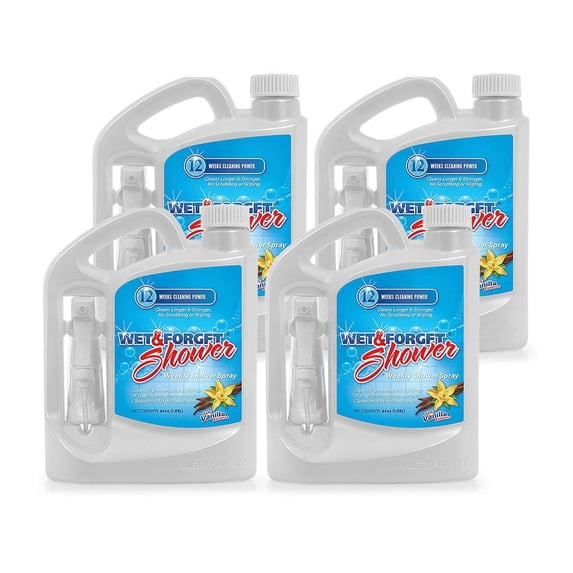 Wet and Forget 801064 Shower, 64 oz, Pack 4