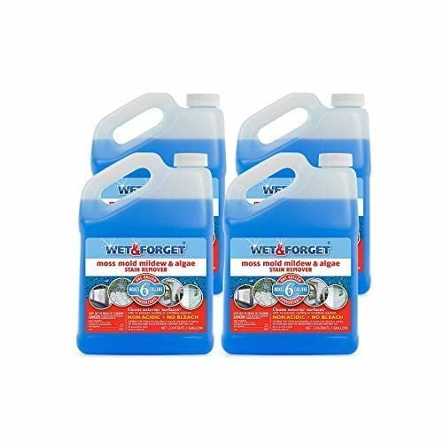 Wet and Moss, Mold, Mildew & Algae Stain Remover, 1 Gallon Concentrate Make 6 Gallons 4