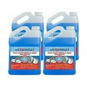 4-pack Wet & Forget Moss, Mold, Mildew & Algae Stain Remover Concentrate - 4 Pack, 1 Gal Each   Residential Use, Standard Application