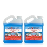 Wet and Forget Moss Mold Mildew & Algae Stain Remover .5 Gallon - 2 Pack