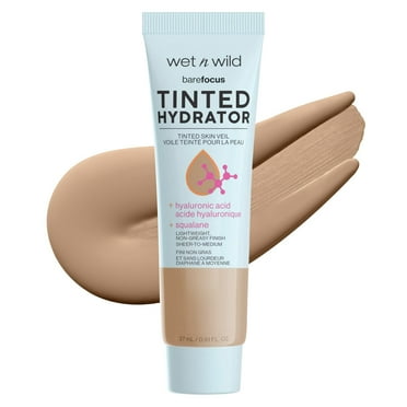 Wet n Wild Bare Focus Tinted Hydrator, Tinted Skin Veil, Medium Tan, 0.91 fl oz