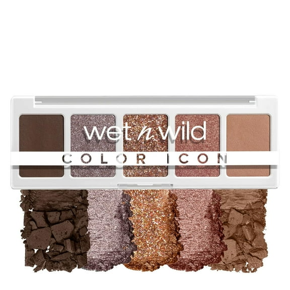 Wet n Wild Color Icon 5 Pan Eye & Face Makeup Palette, Eyeshadow Palette, Camo-Flaunt