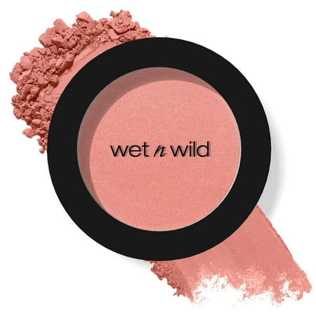 Wet n Wild Color Icon Blendable Blush Makeup with Jojoba Oil, Pinch Me Pink, 0.21 oz
