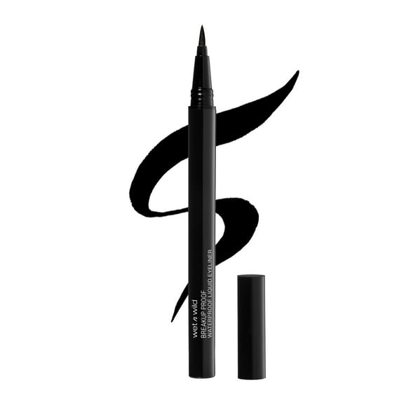 Wet n Wild Mega Last Breakup-Proof Liquid Eyeliner Pencil, Black, 0.02 fl oz