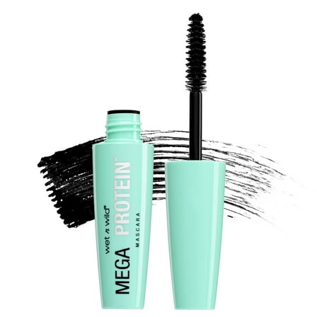 Wet n Wild Mega Protein Waterproof Mascara, Very Black, 0.17 fl oz