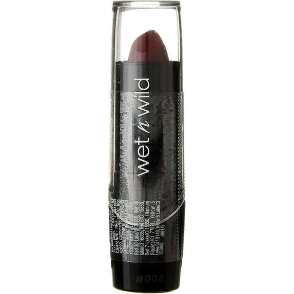 Wet n Wild Silk Finish Lipstick, Black Orchid [535D] 0.13 oz (Pack of 3)