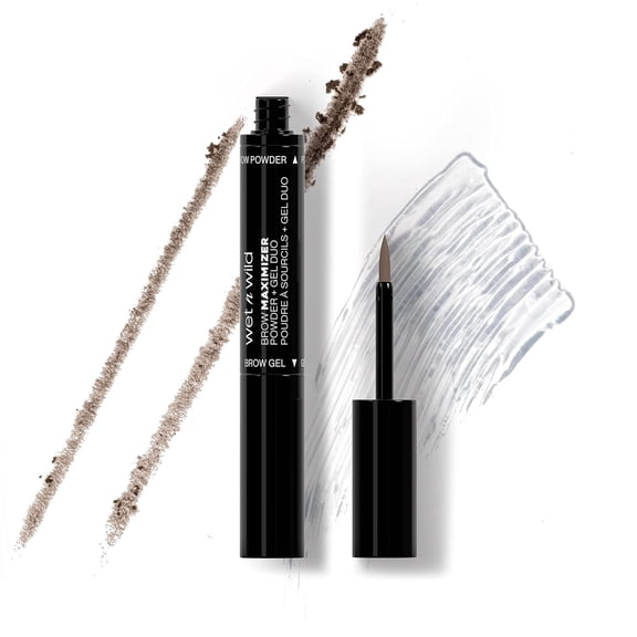 Wet n Wild Ultimate Brow Eyebrow Maximizer Powder + Gel Duo - Ash Brown