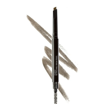 Wet n Wild Ultimate Brow Retractable Eyebrow Color Pencil Brush, Ash Brown, 0.005 oz