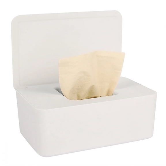 Wet tissue box dispenser, portable covered tissue storage box rack, dust-proof storage container, napkins,Bathroom