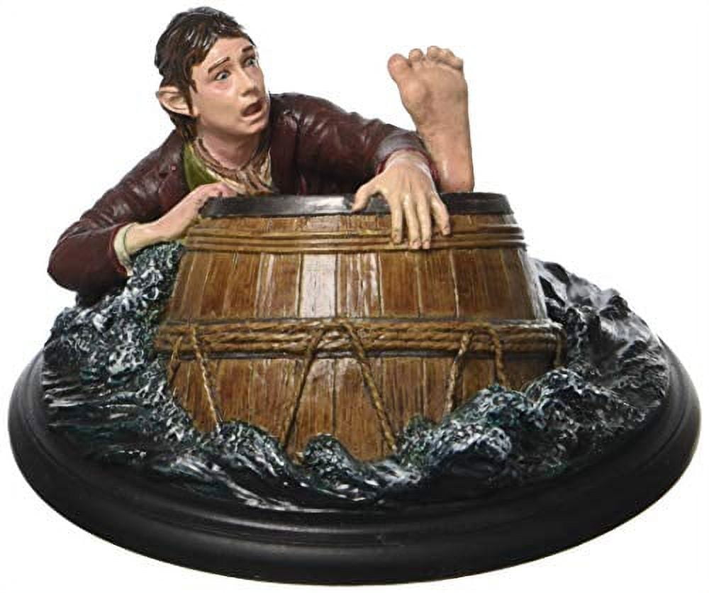 Weta Hobbit Mini Statue Bilbo Baggins Barrel Rider