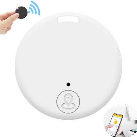Smart Bluetooth Tracker for Keys, Wallets & Luggage ,Works with Apple Find My & Android |,Compact & Waterproof Item Locator