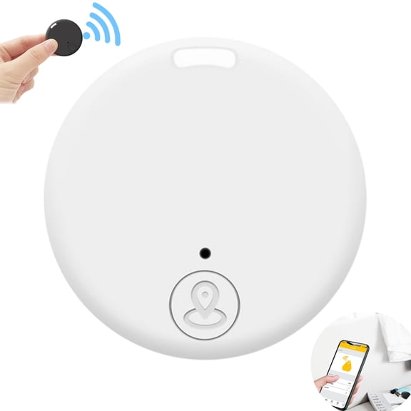 Smart Bluetooth Tracker for Keys, Wallets & Luggage ,Works with Apple Find My & Android |,Compact & Waterproof Item Locator
