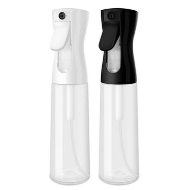 Huauoo Plastic Spray Bottles 2 Pack, Stream Water Bottle for Cleaning Solutions, Plants, Pet, Essential Oils, Hair, Cooking
